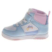 Disney Lilo & Stitch Light Blue & Pink High-Top Sneakers (Toddlers/Little Kids) - Màu xanh lam - Xem 3