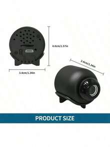 1/2/3 piezas Cámara de mini con detección de movimiento, ángulo de visión amplio de 180° 1080P Cámara para mascotas con aplicación móvil, adecuada para el hogar, habitación, oficina, exterior - Multicolor - Ver 6