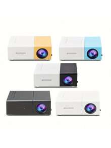 1pc High Definition Mini LED Projector - 3D Visual Effect, Portable Home Theater Video Projector, Supports 1080P Resolution, USB Power Supply, Suitable For Outdoor Use, Camping, Mobile Screen, Compatible With Laptops, Smartphones, Home Cinema, Office, Ideal For Holidays And Gifts - Multicolor - View 6