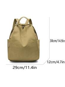 Daily Backpack | Comprehensive Multi-Pocket Storage System For Travel Aesthetics * Comfortable Wide Strap Design, Unlocking Absolute Visual Equipment For Daily, Commuting And Short-Distance Travel. The Entire Series Is Equipped With Adjustable Wide Straps/Mesh Back Straps Top Handle/Dual Handles - Multicolor - View 7