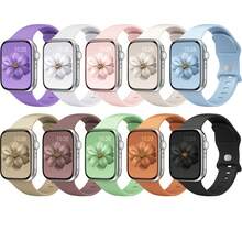 10pcs Soft Silicone Sport Watch Bands Compatible With Apple Watch 38mm 40mm 41mm 42mm 44mm 45mm 46mm 49mm, Suitable For Men And Women, Fit For Watch Series 10 SE 9 8 7 6 5 4 3 Ultra - Multicolor - View 7