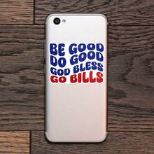 1PC Go Bills Football Sticker, Be Good Do Good Laptop Decal, Sports Fan Vinyl, Buffalo Gift, Waterproof Peel & Stick Water Bottle Sticker, Retro Tumbler Decal, Trending Football Notebook Vinyl, Perfect Gift For Bills Fans, Cute Blue Red Car Sticker, Easy Apply Funny Laptop Accessory, God Bless Water Bottle Decal, Vinyl Computer Sticker, Sassy Sports Notebook Decor, Go Bills Tumbler Sticker, Football Fan Car Decal - S1924 - View 6
