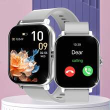 Smart Watch,1.83-Inch Touch Screen, Calling Function, Activity Tracking, Multiple Sports Modes, Call/Message Reminder, USB Charging, Compatible With Android & IOS, 240P Display, 180mAh Li-Ion Battery, Suitable As Holiday Gift - View 4