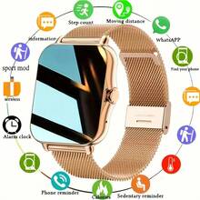 Smart Watch, Wireless Calling /Dial, Multi -Sport Mode, Calling Reminder And Rejection,Information Reminder,SMS Reminder,For IPhone/Andriod - Multicolor - View 2