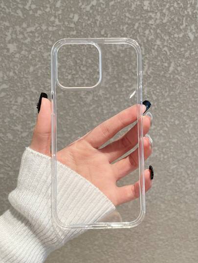 Transparent Shockproof Phone Case, Lightweight, Minimalist, Suitable For Men And Women, Commuting, Dating, Gift, Compatible With IPhone & Galaxy