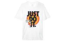Nike A New Legacy Retro Breathable Slam Dunk Graphic Straight Hem Short Sleeve T-Shirt, White - White - View 7