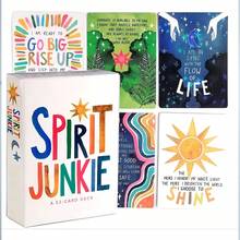 Soul Seeker Spirit Tarot Cards Deck Mini Tarot-Style Cards For Beginners Fortune Telling Future - trắng - Xem 2