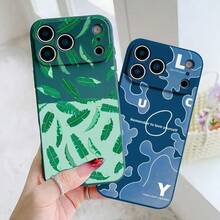 Phone Case - A Soft Case with a Fluid Design in Dark Blue And Green, Designed for Various for Apple  Including The 17, Air 16, 16E, 15, 14, 13, 12, 11, Pro Max, And SE2020/2022 - Verde - Ver 8