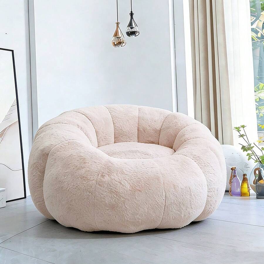 Puff, sofá puf grande, sillón tapizado para adultos, puf gigante cómodo, diseño espacioso, adecuado para leer, jugar o relajarse.