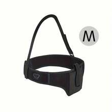 Cubidupi 1pc Black Rubber Quick Pull Shoulder Holster, Concealed Carry Belly Band For Men/Women, Fits 9mm, Compact, G-Series, LCP, LC9, Sig P365 - Fastener-Free Adjustment, Safety Strap - M - View 3