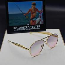 1 par de gafas de moda de metal con doble puente y marco grande, gafas de ojo de sapo, gafas de moda retro de alta gama y versátiles, adecuadas para uso diario, fotografía callejera, vacaciones, playa y otras ocasiones. Accesorio ideal para vacaciones de verano en la playa, actividades al aire viajes. Estilo retro con montura oversize de aviador, adecuado para atuendos y de vuelta a la escuela. - Champán - Ver 5