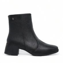 Women's Ankle Boot, Comfortable, Durable, Stylish, Winter - Black - View 3
