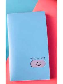 120-Slot Instant Camera Card Collection Album, Smile Design, High Capacity Scrapbook For Postcards, Greeting Cards, Small Cards - Single Piece - View 4