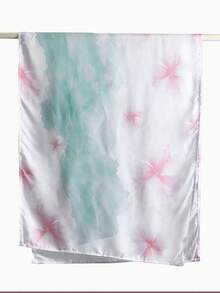 Bộ 1/2 khăn trùm đầu/khăn hijab bản rộng in họa tiết hoa kỹ thuật số dành cho nữ, kèm kẹp tóc, nhẹ, thoáng khí, mềm mại, chống nắng, thanh lịch, đa năng, phù hợp cho mọi mùa. - Nhiều màu - Xem 12