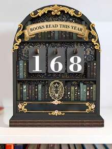 1 chiếc bảng đếm sách bằng gỗ, có thể dùng làm vật trang trí bàn làm việc, lịch để bàn thú vị hoặc đồ thủ công bằng gỗ. 1 chiếc bảng đếm sách bằng gỗ dùng để trang trí treo tường, trang trí giá sách thú vị, quà tặng trang trí, bảng theo dõi sách cá nhân hóa, bảng đếm số lượng sách đọc hàng năm, trang trí thư viện, trang trí theo dõi sách trên giá sách, quà tặng cho người đọc sách, quà tặng cho người yêu sách, quà Giáng sinh cho người đam mê sách. - Nhiều màu - Xem 9