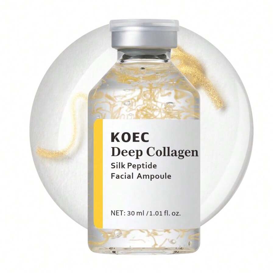 KOEC 深层胶原蛋白丝肽密集安瓶，抗衰老精华液，紧致提拉面部肌肤，提升肌肤水润度和弹性，改善肤质 - Deep Collagen Silk Peptide Facial Ampoule - 查看 1