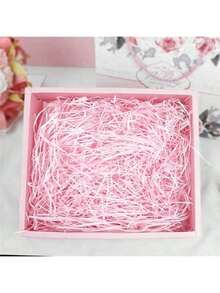 100g Papel de rafia, relleno para regalos, papel de rafia reutilizable, no se desvanece, adecuado para el Día de San Valentín - Multicolor - Ver 8