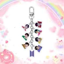 Regalo del Día de San Valentín, regalo de apoyo, se puede colgar en mochilas o bolsos, artículo decorativo con J-HOPE, JIMIN, V, JIN, RM. - Multicolor - Ver 27