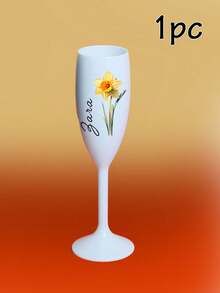 LICVIC Custom Name Champagne Flutes, Personalized Toast Glass-With Birth Flower, Anniversary, Birthday Celebration, Elegant Party Drinkware With Customized Text, Stylish Customizable Champagne Cup For Family Gatherings, Wedding, Engagement, Bridal Shower - Style B - View 12