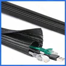 13mm Conducto de cable con malla retardante de llama, conducto roscado de protección de cable - A - Ver 1