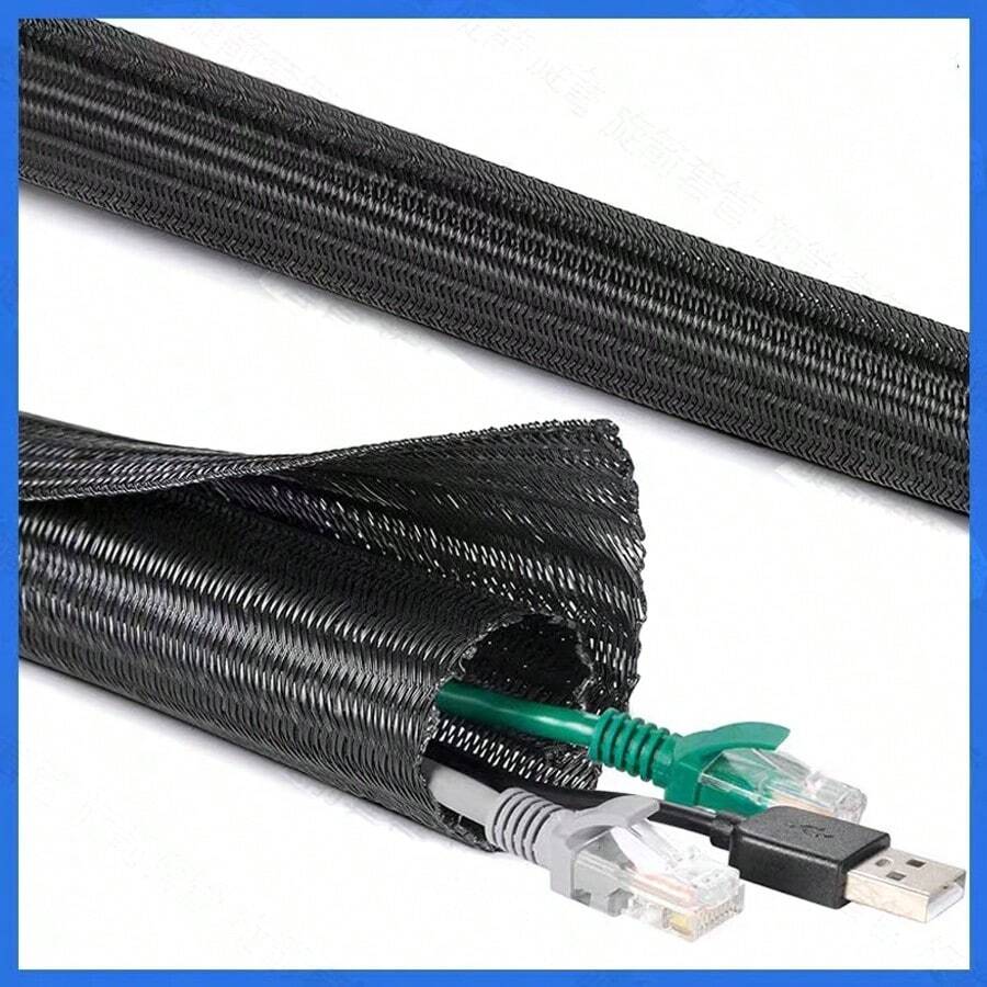 13mm Conducto de cable con malla retardante de llama, conducto roscado de protección de cable - A - Ver 1