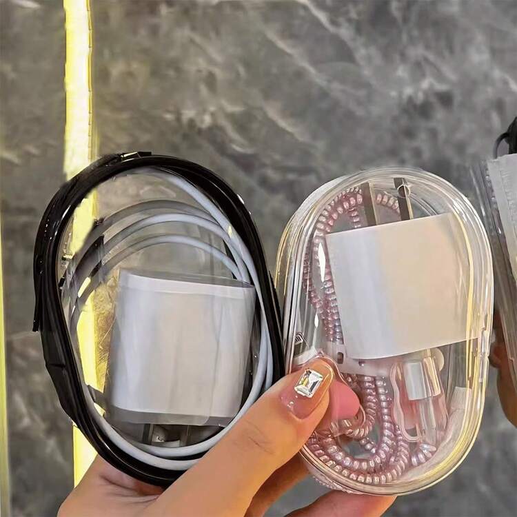 1pc Mini Data Cable Organizer, Earphone Holder, Phone Organizer, Earphone Case – A Multi-Functional Storage Device Suitable For Data Cables, Chargers, Earphones, Charger Case And Other Items – Perfect For Organizing And Carrying Essentials While Traveling,Travel Essential,Beach - Multicolor - View 9