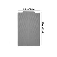 1pc Silicone Slanted Drain Mat, Heat Resistant Dish Drying Mat, Kitchen Sink Strainer, Fruit & Vegetable Drying Pad, Multifunctional Countertop Mat, Non-Slip Trivet For Bowls, Cups & Cutting Boards - Multicolor - View 9