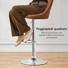 Sgabelli bar - Marrone Retrò - Visualizzare 5
