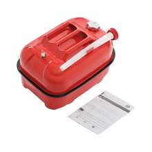 SHIOUCY 20L/4.4 Gallons Fuel Container, Red Portable Fuel Tank, Fuel Can With Fueling Pipe - Red - View 3