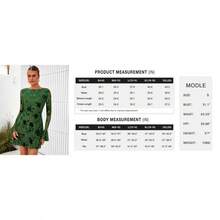 Women's 2026 Spring Floral Wedding Guest Dress Long Sleeve Crew Neck Flowy Party Cocktail Mini Dress - Floral Wine Red Black - View 10