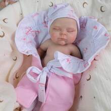 New Reborn Baby Dolls Tiny 12 Inch 30 CM Full Body Soft Solid Silicone Peaches Dolls Waterproof Like A Real Reborn Baby Dolls Bath Toys - Nhiều màu - Xem 4