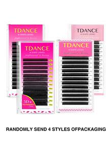 TDANCE 1 Hộp 12 Hàng 3D 4D 5D Hình chữ W Làm sẵn Uốn cong hình chữ W 3D Hoa cỏ ba lá Nở rộ Nối mi cá nhân 0.07C 8-15mm Cụm mi, Cụm mi, Mi cá nhân, Mi giả - C - Xem 9