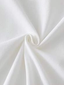 Camisa polo de manga corta para niños, estilo minimalista para el verano - Blanco - Ver 7