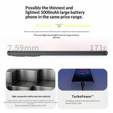 Lenovo Motorola Moto S50 Neo, Thời trang và Thanh lịch, Đa nhiệm 6 ứng dụng, Pin siêu mỏng 5000mAh bền lâu, Điện thoại thông minh 5G AI, Jimo/Qingtian/Lantian/Chaqing, 12GB+256GB/12GB+512GB, USB Type-C - Nhiều màu - Xem 2