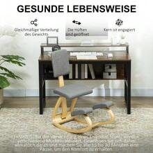Ergonomic Kneeling Chair, Kneeling Stool, Health Chair For Home, Office And Meditation, Gray - 芥末黃 - 查看 6