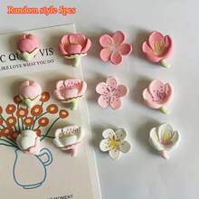 12pcs Pink, White Sakura Flower Refrigerator Magnets, Cute Floral Fridge Stickers, Whiteboard Magnets, Decorative Refrigerator Magnets, Suitable For Office, Kitchen, Home Decor, Room Decor, Birthday Gift, Christmas Gift - Multicolor - View 8