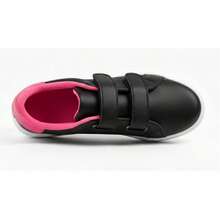 Tênis Casual Feminino Juvenil Street - Preto e Rosa - Preto Rosa - Visão 5