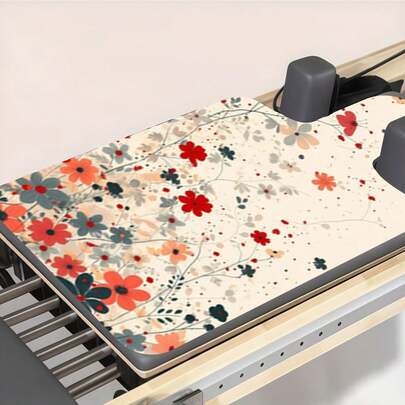 1pc 39*22inch Yoga Mat, Sunny Flower Dust Pattern, Non-Slip Wear-Resistant Thick Fitness Mat, Home/Professional Beginner Yoga/Pilates Training Mat, Multiple Styles Available