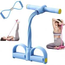 Fashion Puller Exercise, Fitness Resistance Band, Pedal Resistance Band With Handle,8 Tube Pedal Resistance Device, Multifunctional Elastic Yoga Resistance Band For Intense Core - C# - Xem 7