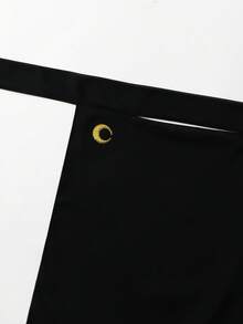 1件装女士雪纺柔软透气满月点状网纱单层遮面尼卡布伊斯兰面纱头巾，适合穆斯林祈祷和日常佩戴 - 彩色 - 查看 9