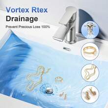 1 Pack Bathroom Sink Stopper, Universal Bathroom Sink Drain Pop Up Stopper For US Stainless Steel Floor Drain Filter, Universal Drain Filter With Hair Strainer(Silver) - Silver - 查看 4