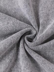 Men's Printed Vintage Washed Vest, Loose Fit, Casual Street Style, An Essential Everyday Item. - Grey - View 5