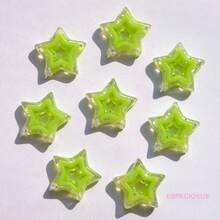 20pcs Transparent Multi-Color Pentagram Shaped Beads For Bracelet, Necklace DIY Jewelry Making, Suitable For Summer, School - Multicolor - View 24