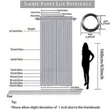 两片装藏蓝色遮光窗帘，黑色衬里，100%遮光，保护隐私，穿孔式顶部，轻质涤纶面料，可水洗，适用于卧室、客厅、办公室、户外遮阳，100克/平方米 - 藏蓝色 - 查看 4