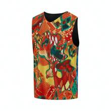 Nike Camiseta de tirantes deportiva casual unisex, verano HJ4208-010 - Negro - Ver 3