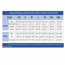Royal Blue Slim Fit Men's Suit 2 Piece Modern Tuxedo Set With Notch Lapel Wedding Business Party  Formal Blazer Jacket  Dress Pants  Suits For Men Groomsmen Prom, Evening Attire,Formal Gentleman Outfits - 寶藍色 - 查看 7