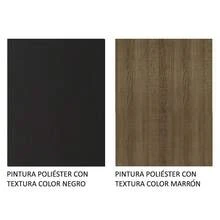 Ropero Closet Madesa 3 Puertas Color Negro y Marrón 04 - Negro y Marrón - Ver 10