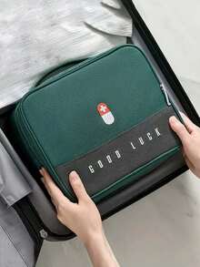 3/2/1 szt. - Zestaw podróżny z lekami, wielofunkcyjna apteczka pierwszej pomocy, zestaw ratunkowy do domu/na zewnątrz, miejsce na leki podróżne, przenośna torba do przechowywania leków na podróż i kemping, pojemnik na leki na co dzień, torba do przechowywania leków, niezbędne wyposażenie kempingowe i turystyczne, akcesoria podróżne, przenośna torba na leki, apteczka podróżna, przechowywanie leków, zestaw do zapobiegania epidemiom i higieny, artykuły przetrwania, styl boho, saszetka, kosmetyczka, niezbędny element podróży - Wielokolorowe - Zobacz 11