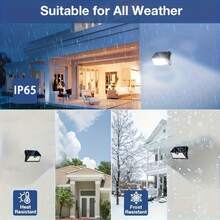 185 LED Outdoor Solar Light – IP65 Waterproof Wireless Remote Control Dusk To Dawn Auto On/Off LED Courtyard Garden Lawn Driveway Security Path Light Long Lasting - T-185 - View 6