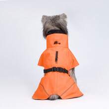 Áo mưa cho thú cưng, áo mưa kiểu poncho hai cổ cho chó, có thể điều chỉnh với lỗ xỏ dây xích, chống thấm nước, thoáng khí và phản quang, phù hợp cho chó cỡ vừa và nhỏ, chuyên dụng cho việc đi dạo ngoài trời trong ngày mưa, áo mưa chất lượng cao cho thú cưng. - Nhiều màu - Xem 17
